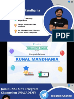 Kunal Mandhania's Audit & Law Insights