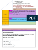 Ficha de Trabajo Estudiantes Vulnerables-Subnivel Básica Elemental Año de Básica 2nd - 3rd - 4th Año de Basica - Ingles