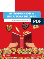 Manual INTRODUCCION A ESCRITURA DE OBRA Escuelas