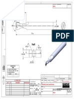 Desenho técnico broca chanfro reverso