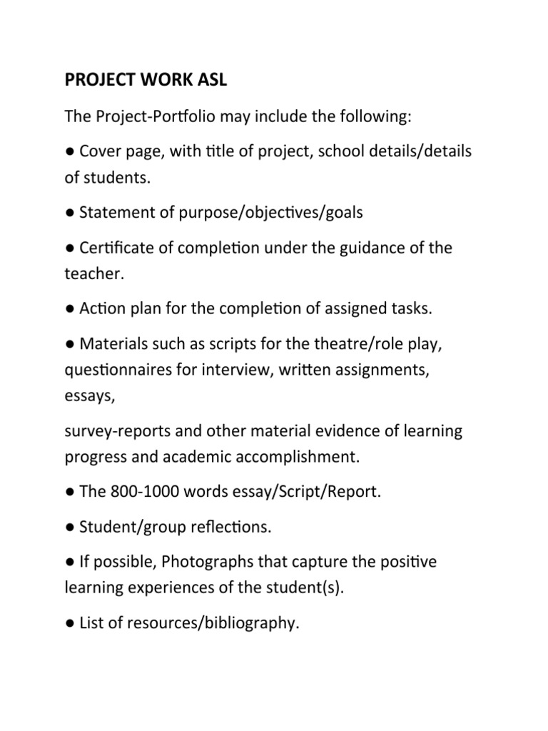 Project Work Asl | PDF | Psychological Resilience | Essays