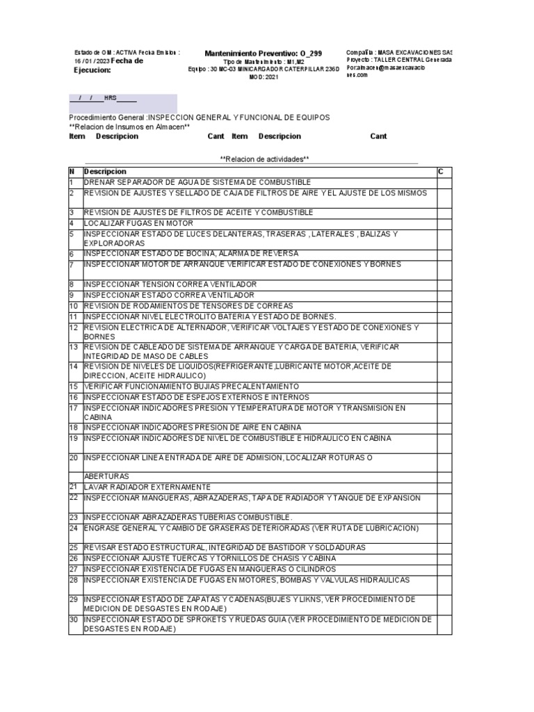 MC-03 Ot - 299 | PDF | Máquinas | Tecnología de vehículos
