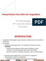 Hemato4an Td-Interpretation Bilan Coagulation2020salhi