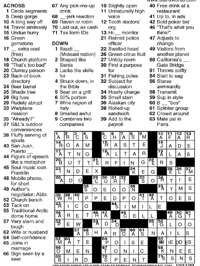 Crossword PDF