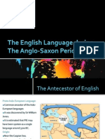 The English Language During The Anglo-Saxon Period