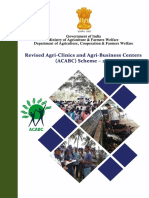 Agri-clinics and business scheme guidelines