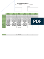 Planejamento Semanal