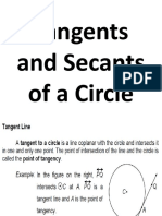 Tangents and Secants of A Circle