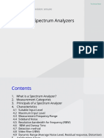 The Technical Foundation of Spectrum Analyzers