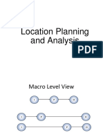 Location Planning & Analysis