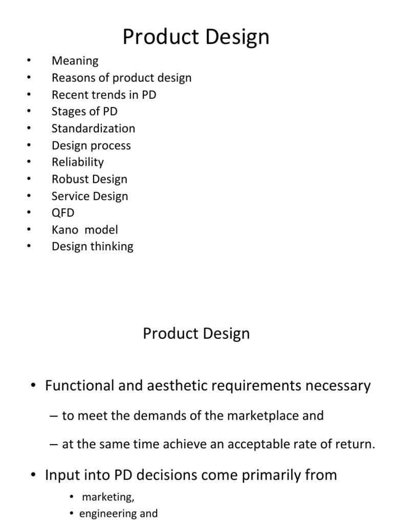Product Design PDF Reliability Engineering Brainstorming