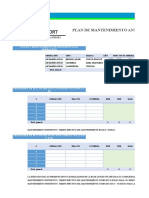 Plan de Mtto Unidades Sauces