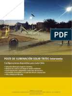 Ficha Técnica Poste Solar TRITEC Intervento 35W