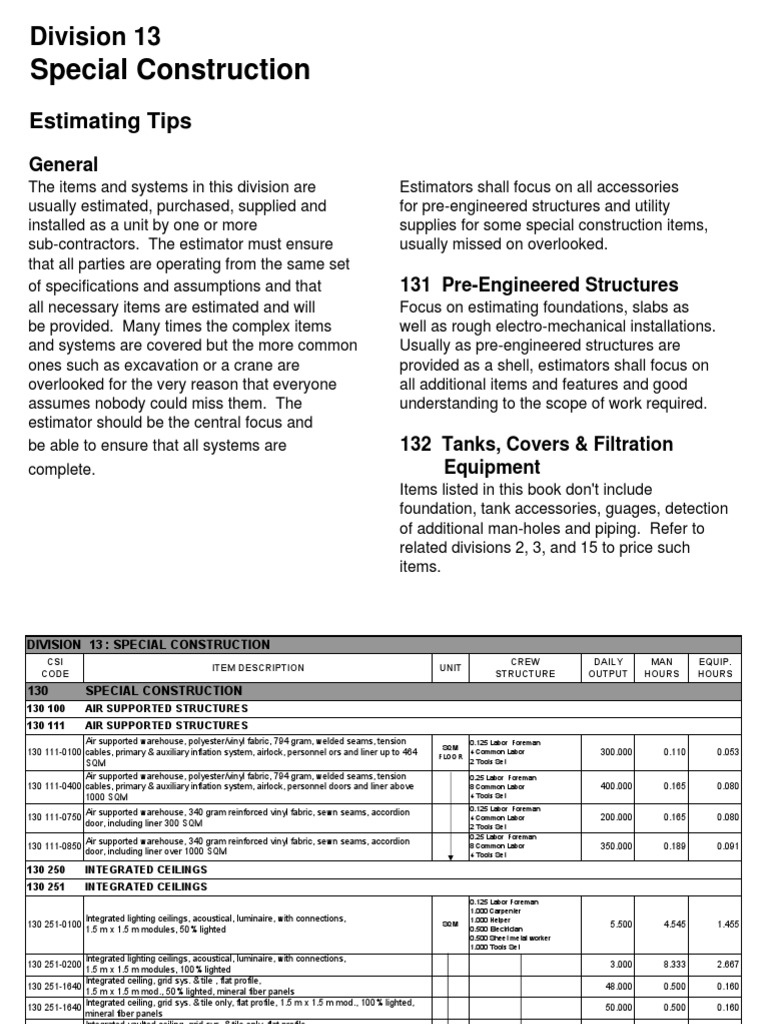 estimating-special-construction-breaking-down-division-13-to-ensure