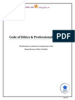 Code of Ethics and Professional Conduct
