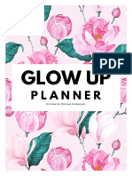 Glow Up Planner ShineSheets Size A4