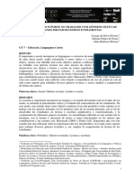 O jornal como suporte para gêneros textuais