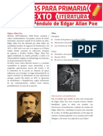 El Pozo y El Péndulo de Edgar Allan Poe para Sexto Grado de Primaria