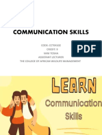 COMMUNICATION SKILLS: MEANING, COMPONENTS, BARRIERS & SOLUTIONS
