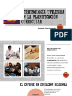 Terminología Utilizada en La Planificación Curricular