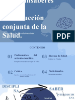 Los Transaberes y la Construcción conjunta de la Salud