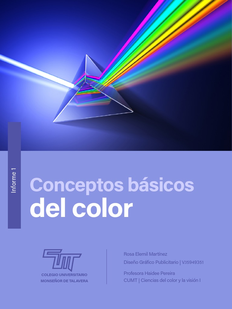 Teoria Del Color - Conceptos Básicos | PDF | Color | Azul
