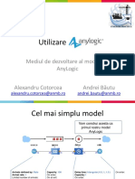 03 AnyLogic - Mediul de Dezvoltare Al Modelului AnyLogic