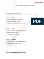 Test de Diagnosticos Tecnicos Generales