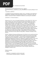 Espetaculo Comunicacao e Comunismo Em Guy Debord