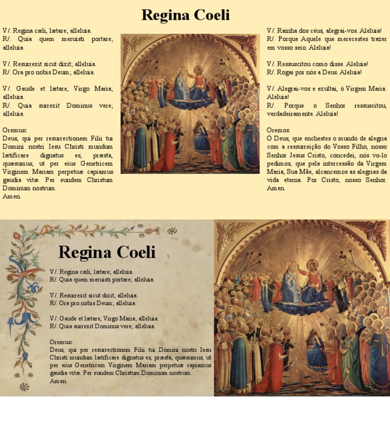 Regina Coeli Pdf