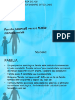 118930335 Familia Parentala Versus Familia Monoparentala