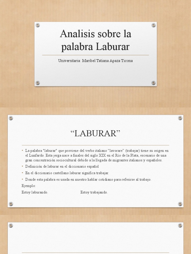 Laburar | PDF