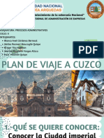 Plan de Viaje A Cusco