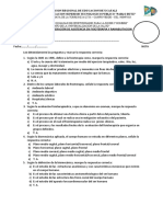 Examen de Recuperación de Fisioterapia y Rahabilitacion