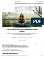 Everything You Need To Know About Meditation Posture - How To Meditate