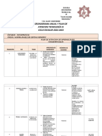 Cronograma de Tecnologías 2022-2023 - 3er Grado