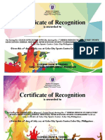 Deresa Cert of Recognition