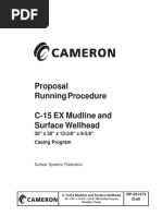 C-15 EX Mudline and Surface Wellhead - Casing Program