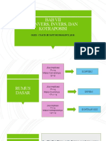 Soal Coach Jr Corat Coret Eps 8 Konvers, Invers Dan Kontraposisi