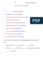 Present Simple & Present Continuous (01 & 02)