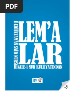 Lemalar - Risale-I Nur Külliyatı - Ebook Reader Için PDF 800x600