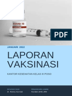 Halaman Sampul Laporan Vaksin