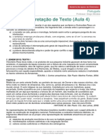 Materialdeapoioextensivo Portugues ENEM Interpretacao de Texto Aula 4