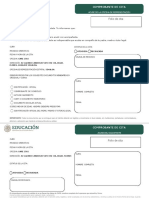 Comprobante de Cita Sin - Datos