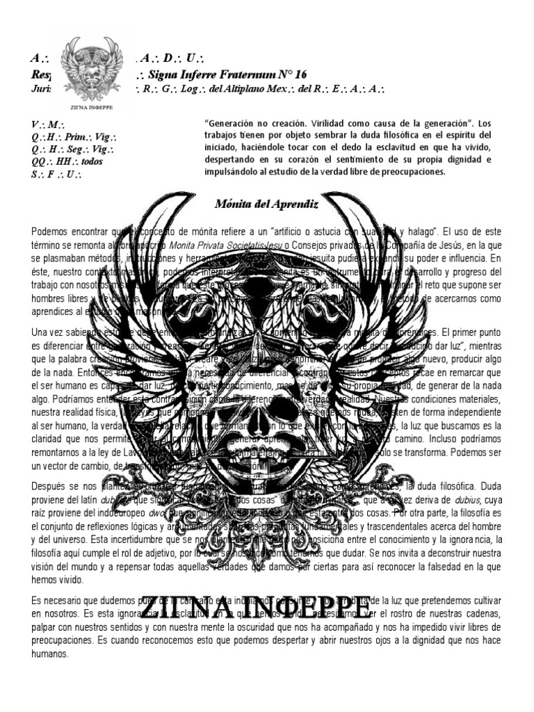 Monita Del Aprendiz PDF Realidad Conocimiento