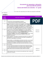 Grade 8 - Paper Answer Key