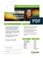 Vestibular de Inverno 2022 - UPF: Prova Tipo A - P. 1