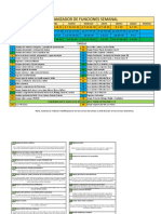 Organizador de Tareas Semanales Servicio