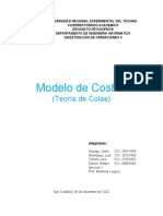 Modelo de Costos (Teoría de Colas)