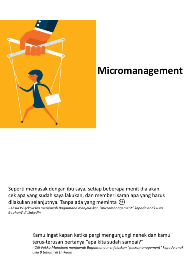 Memahami Manajemen Mikro dan Dampaknya | PDF